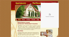 Desktop Screenshot of apartamenty-szczawnica.eu
