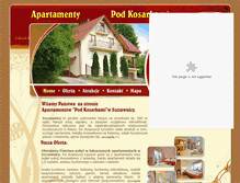 Tablet Screenshot of apartamenty-szczawnica.eu